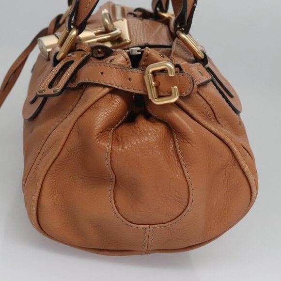 Chloe Paddington Hand Bag Leather Brown Auth - Picture 3 of 16